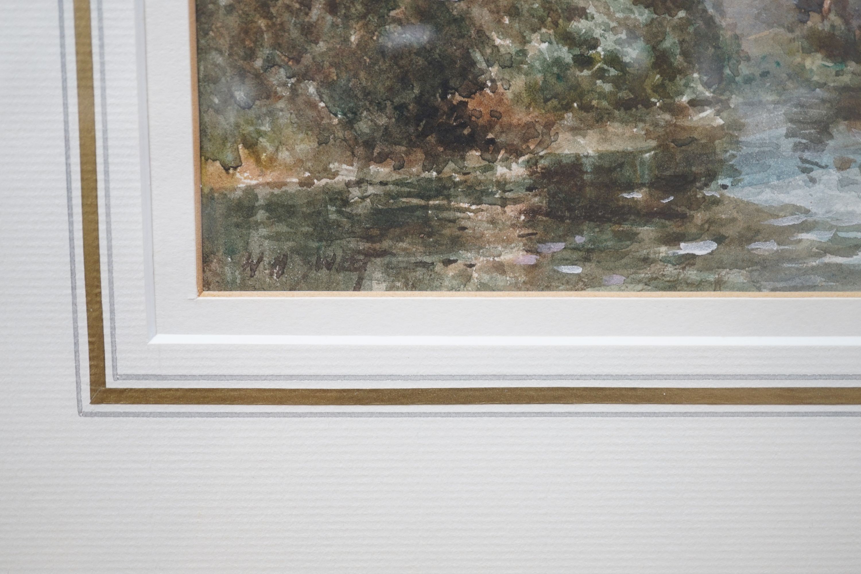 Walter H. Sweet (1890-1943), View at Gittesham, watercolour, signed, 20.5 x 28cm
